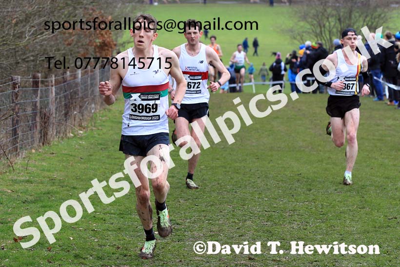 Senior Mens 2023 UK CAU Inter Counties Cross Country Champs, Prestwold Hall, Loughborough. Photo: David T. Hewitson/Sports for All Pics